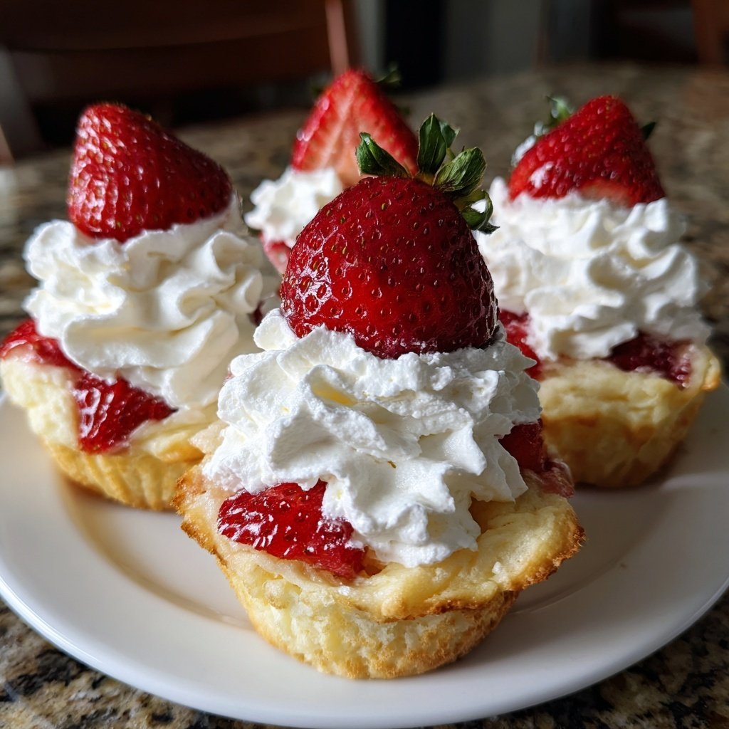 Mini Strawberry Shortcake Cups
