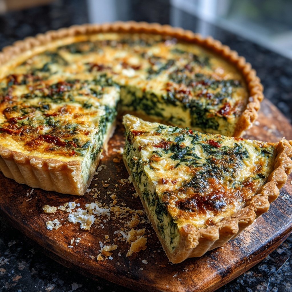 High Protein Spinach Quiche