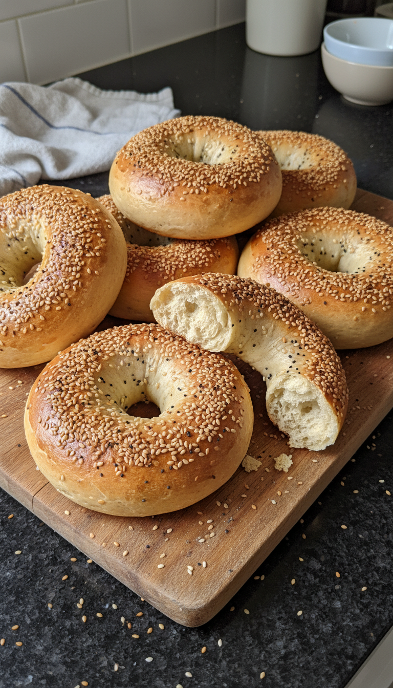 High-Protein Greek Bakery Bagels
