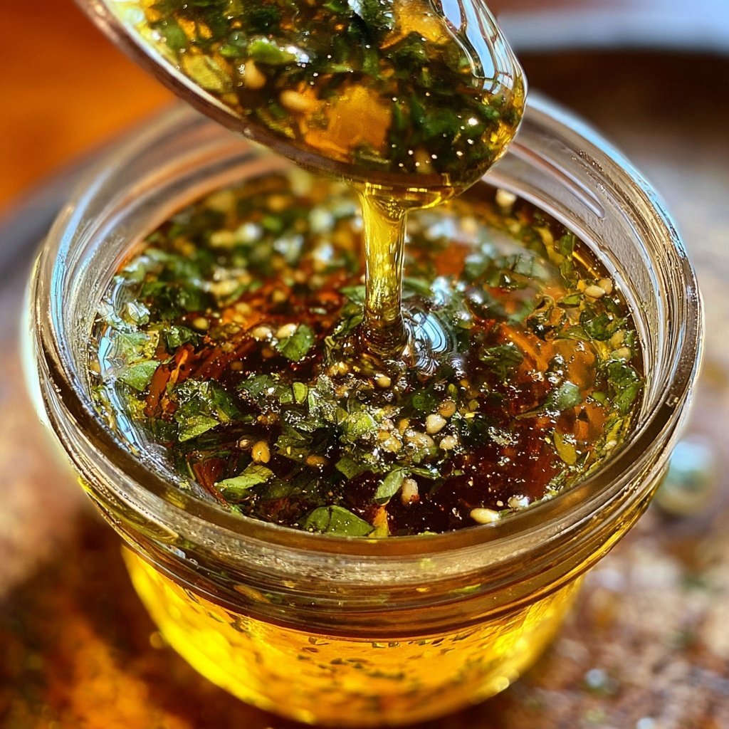 Lemon Basil Olive Oil Vinaigrette