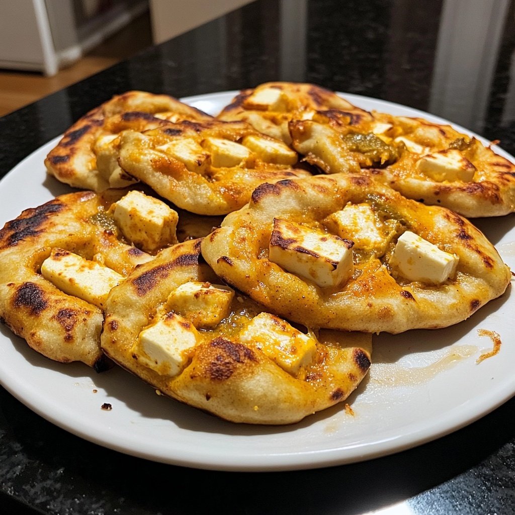 Achari Paneer Naan Bombs