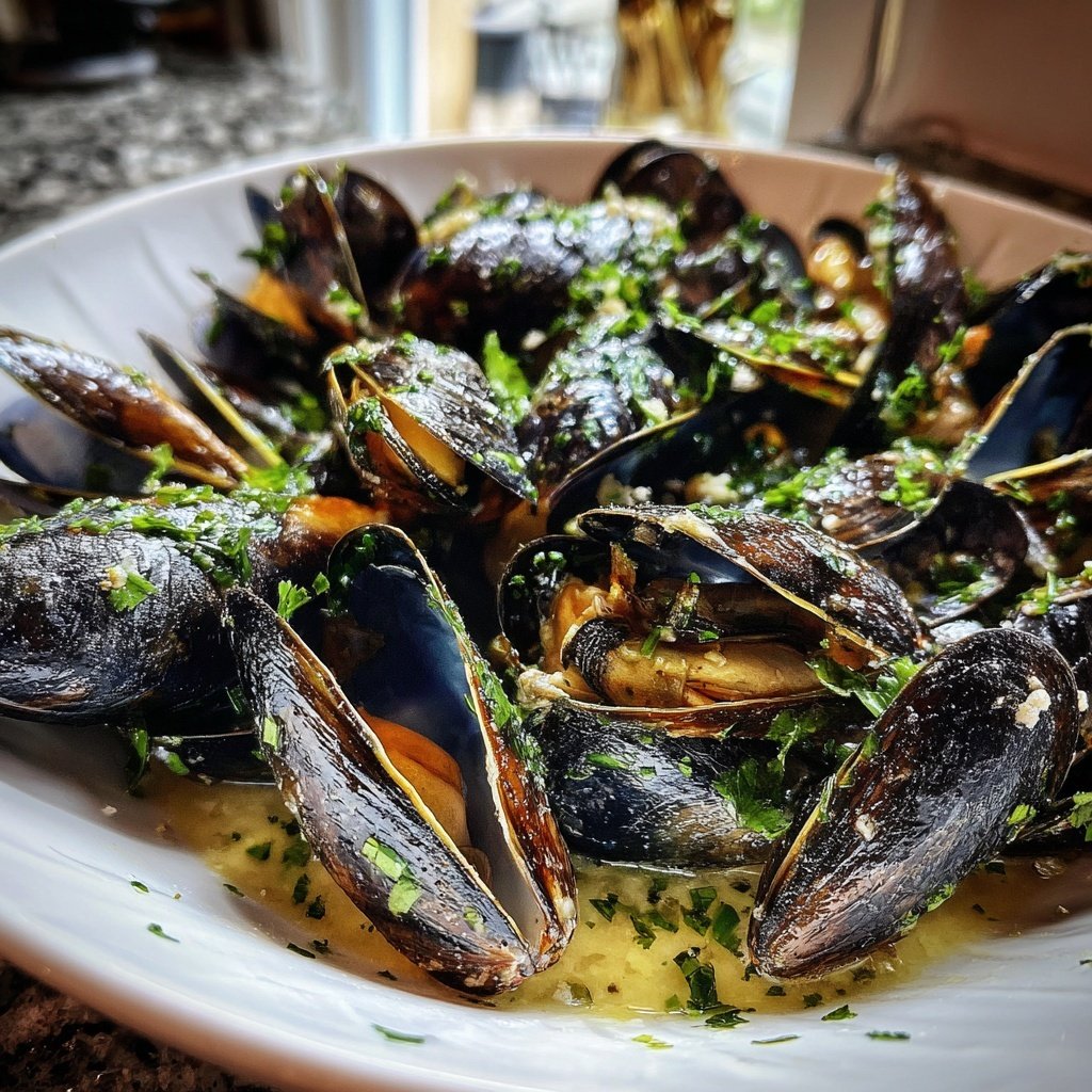 Mussels in White Wine Sauce