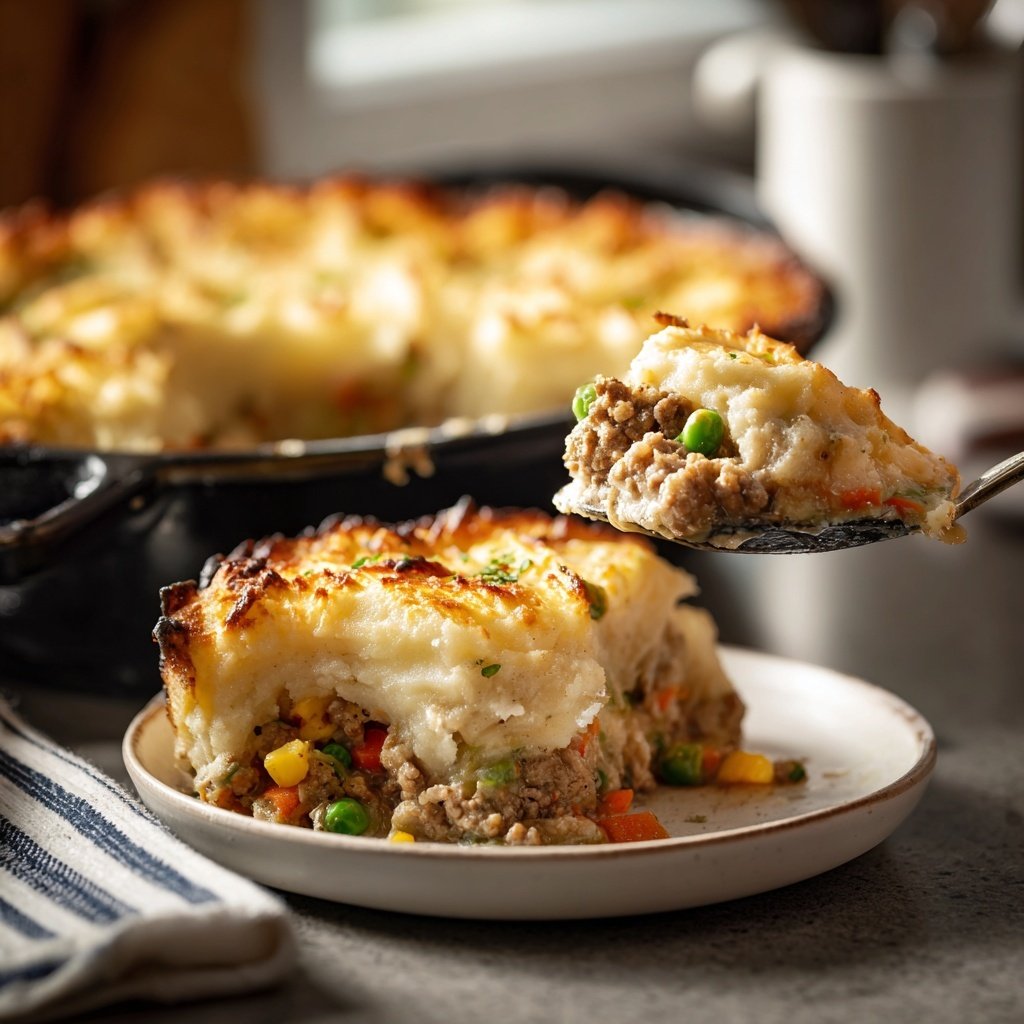 Savory Turkey Shepherd’s Bake