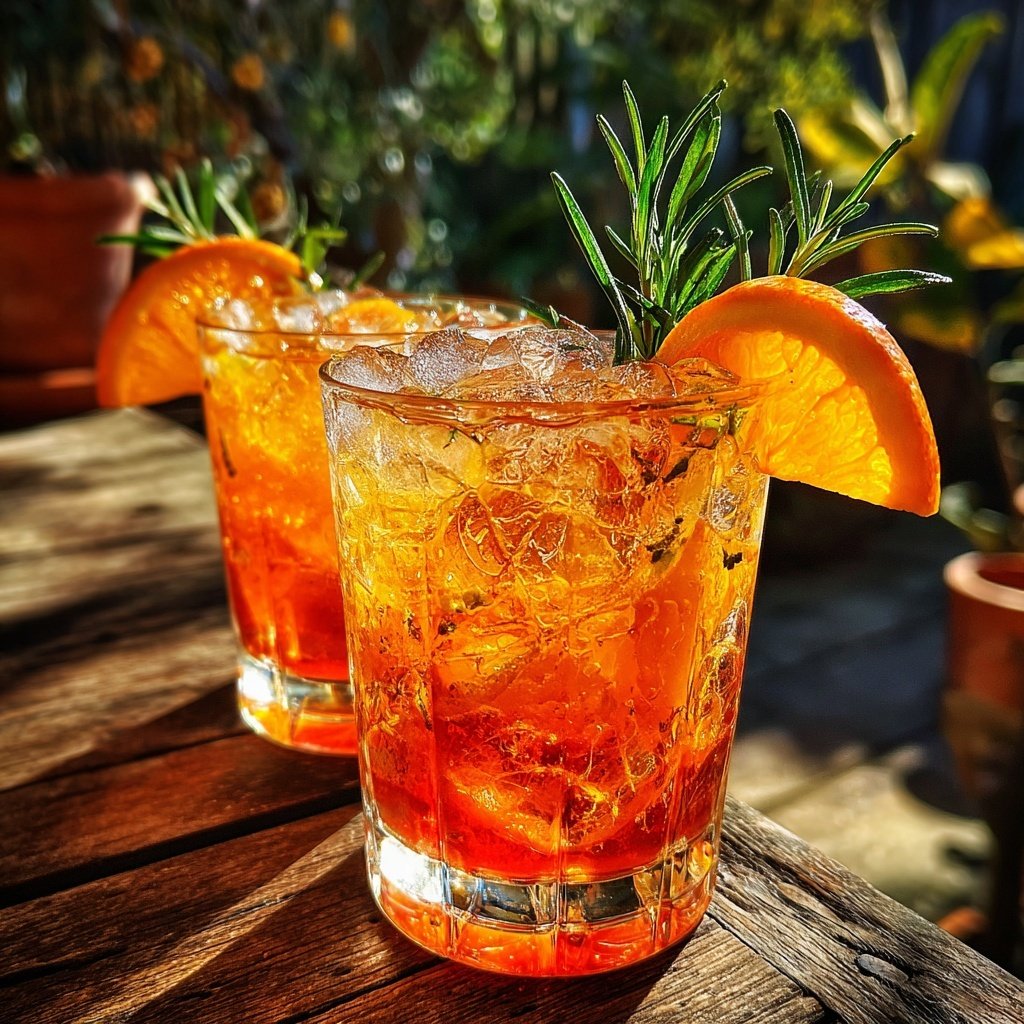 Rosemary Clementine Holiday Spritz
