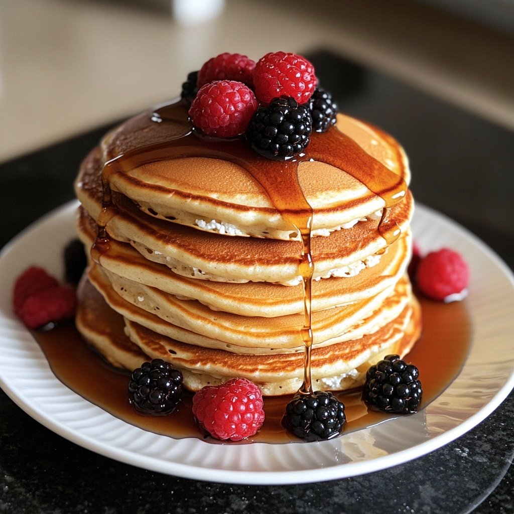 Fluffy Ricotta Pancakes