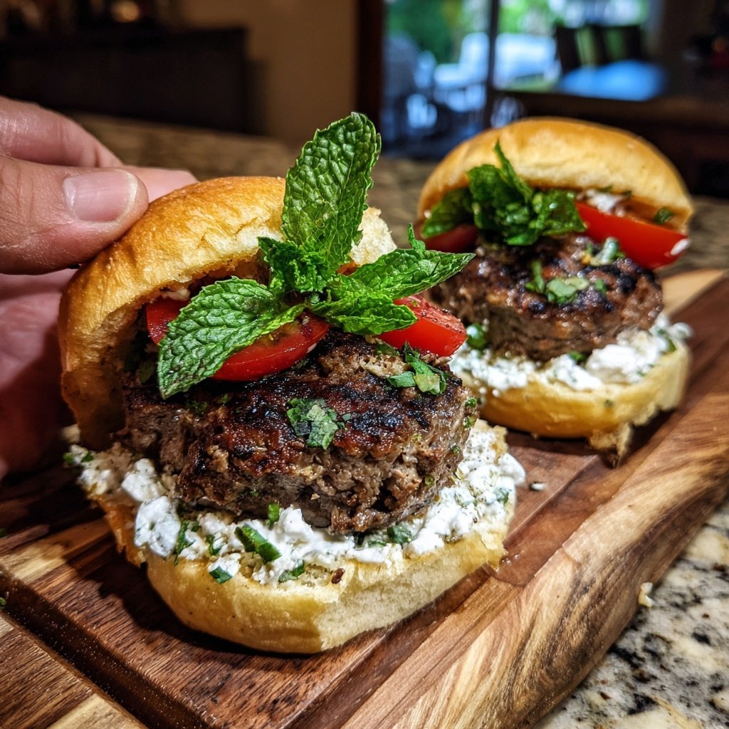 Mediterranean Lamb Sliders