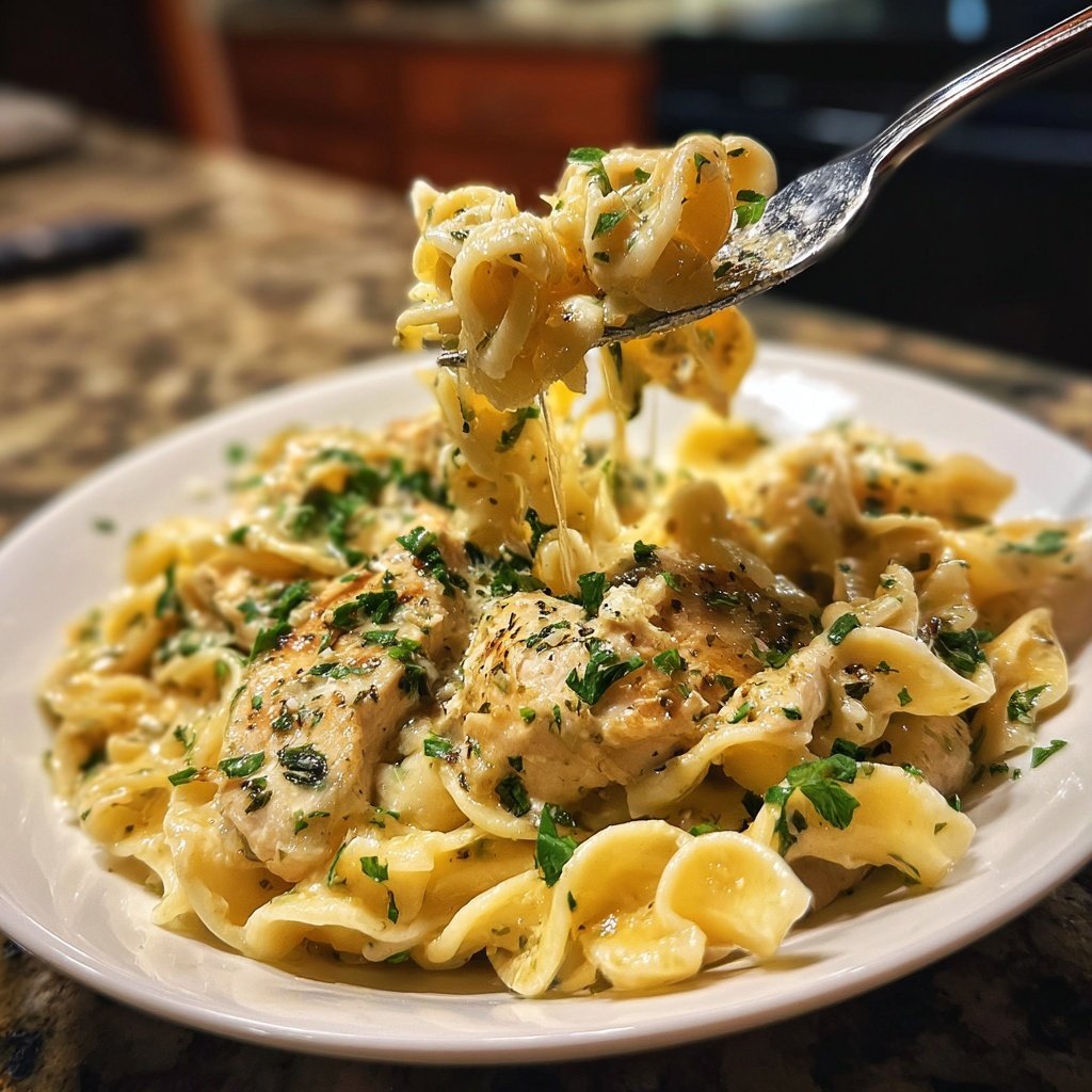 Chicken with Buttered Noodles