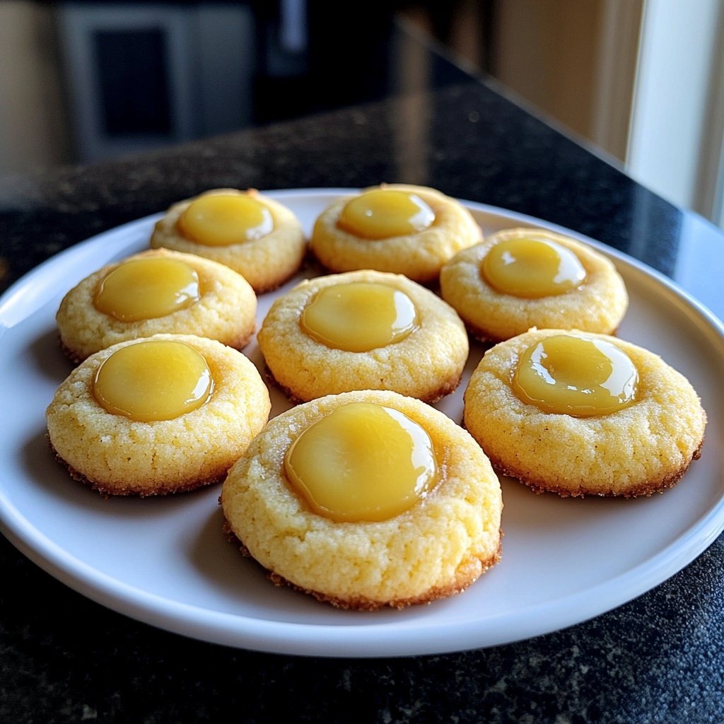 Meyer Lemon Thumbprint Cookies
